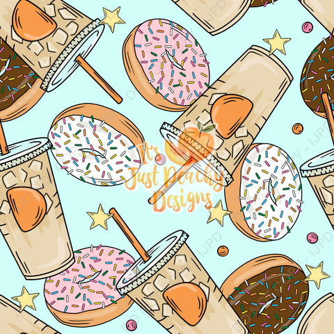 Coffee & Donuts- Multiple Color Options