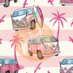 Pink VW Buses