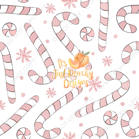 Watercolor Candy Canes