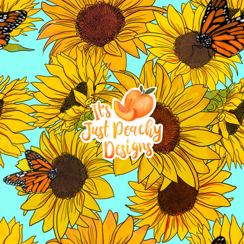 Butterfly Sunflowers - Multiple Colors