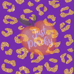 Purple Glitter Leopard