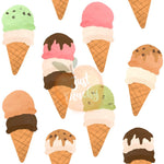Ice Cream Cone Scoops-Multiple Colors